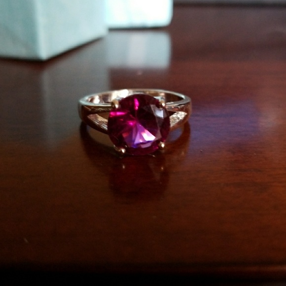 Amethyst ring Sterling silver - Picture 2 of 4